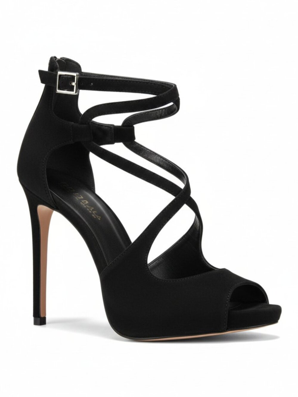 Michael Kors Black Strappy Catia Sandals